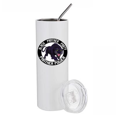 Black History Panther Party Gift Stainless Steel Tumbler