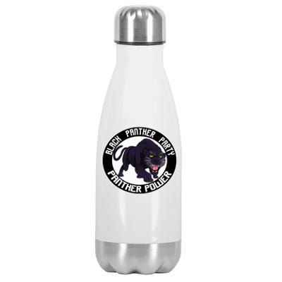 Black History Panther Party Gift Stainless Steel Insulated Water Bottle