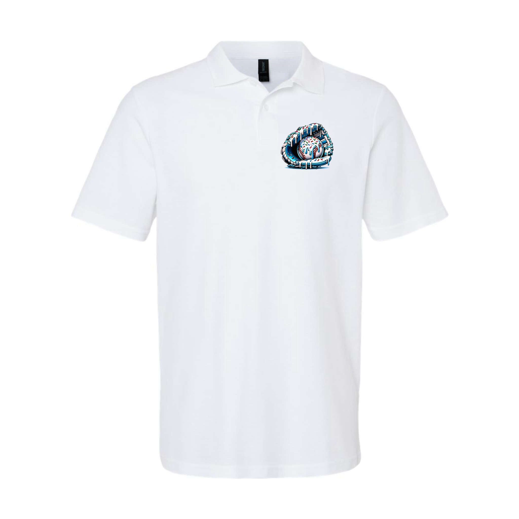 Baseball Home Plate Drip  Polo