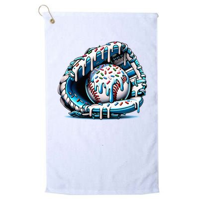 Baseball Home Plate Drip  Golf Towel