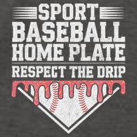 Baseball Home Plate Drip For Respect The Drip Ice Cream Vector Backpack