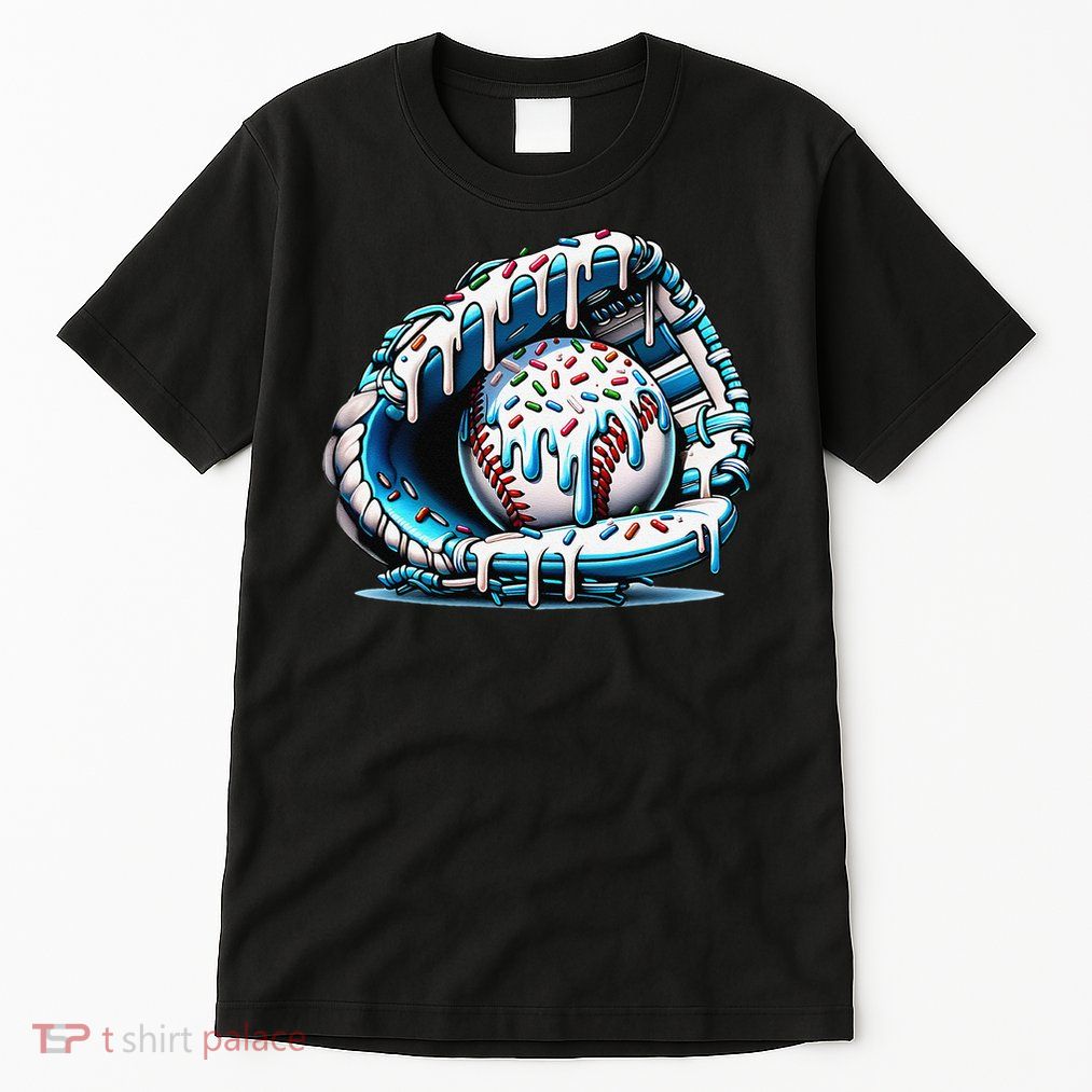 Baseball Home Plate Drip Baseball Bat Baseball Drip Tall T-Shirt