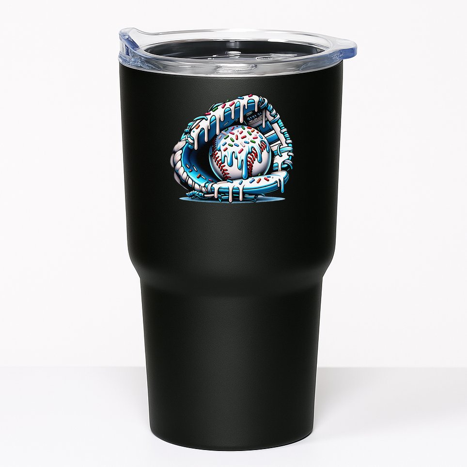 Baseball Home Plate Drip Baseball Bat Baseball Drip Tumbler