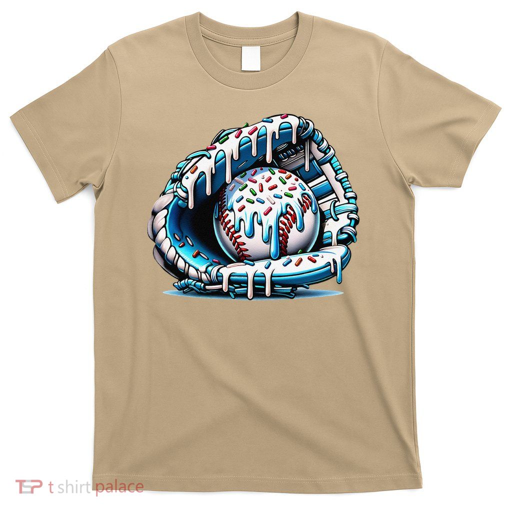 Baseball Home Plate Drip Baseball Bat Baseball Drip T-Shirt