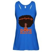 Black History Proud Black Unapologetically Dope Educator Gift Ladies Essential Flowy Tank