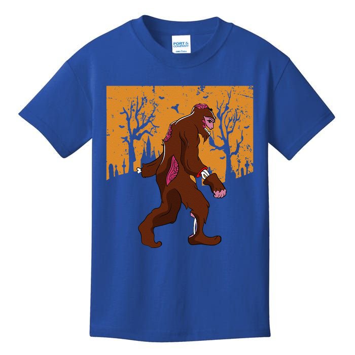 Bigfoot Halloween Pajamas Halloween Bigfoot Costume Gift Cute Kids T-Shirt