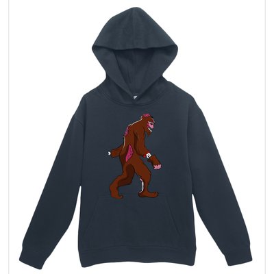 Bigfoot Halloween Pajamas Halloween Bigfoot Costume Gift Funny Urban Pullover Hoodie