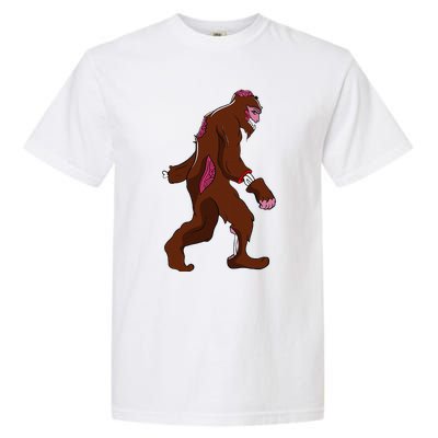 Bigfoot Halloween Pajamas Halloween Bigfoot Costume Gift Funny Garment-Dyed Heavyweight T-Shirt