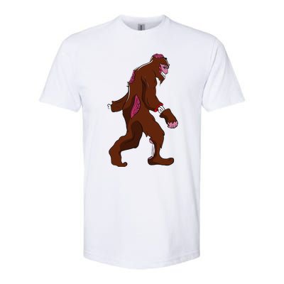 Bigfoot Halloween Pajamas Halloween Bigfoot Costume Gift Funny Softstyle® CVC T-Shirt