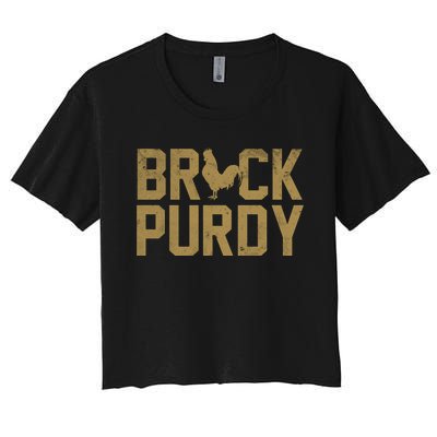 Brock Hard Purdy Good Mr Irrelevant 262 San Francisco Women's Crop Top Tee