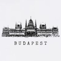 Budapest Hungarian Parliament Retro Skyline I Love Budapest Cooling Performance Crew T-Shirt