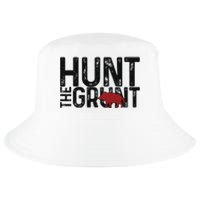 Boar Hog Pig Hunting Hunt The Grunt Funny Hog Hunter Cool Comfort Performance Bucket Hat