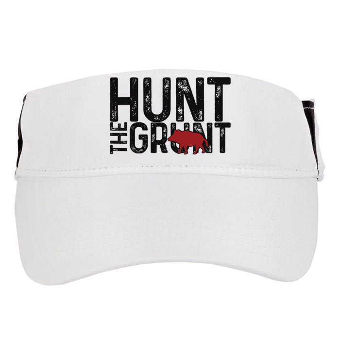 Boar Hog Pig Hunting Hunt The Grunt Funny Hog Hunter Adult Drive Performance Visor