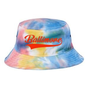 Baltimore Hometown Pride Md Throwback Design Classic Tie Dye Newport Bucket Hat