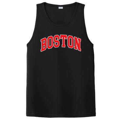 Boston Hometown Pride Throwback Design Print Classic PosiCharge Competitor Tank