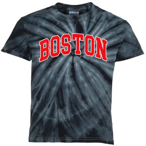 Boston Hometown Pride Throwback Design Print Classic Kids Tie-Dye T-Shirt