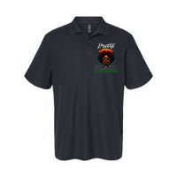 Black History Pretty Black And Educated Softstyle Adult Sport Polo