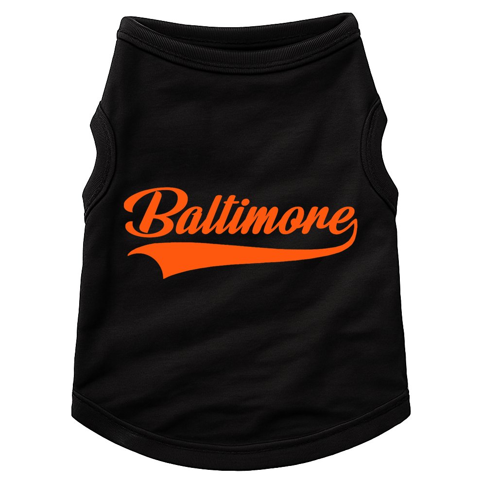 Baltimore Hometown Pride Md Throwback Design Doggie Tank