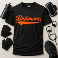 Baltimore Hometown Pride Md Throwback Design Cooling Performance Crew T-Shirt
