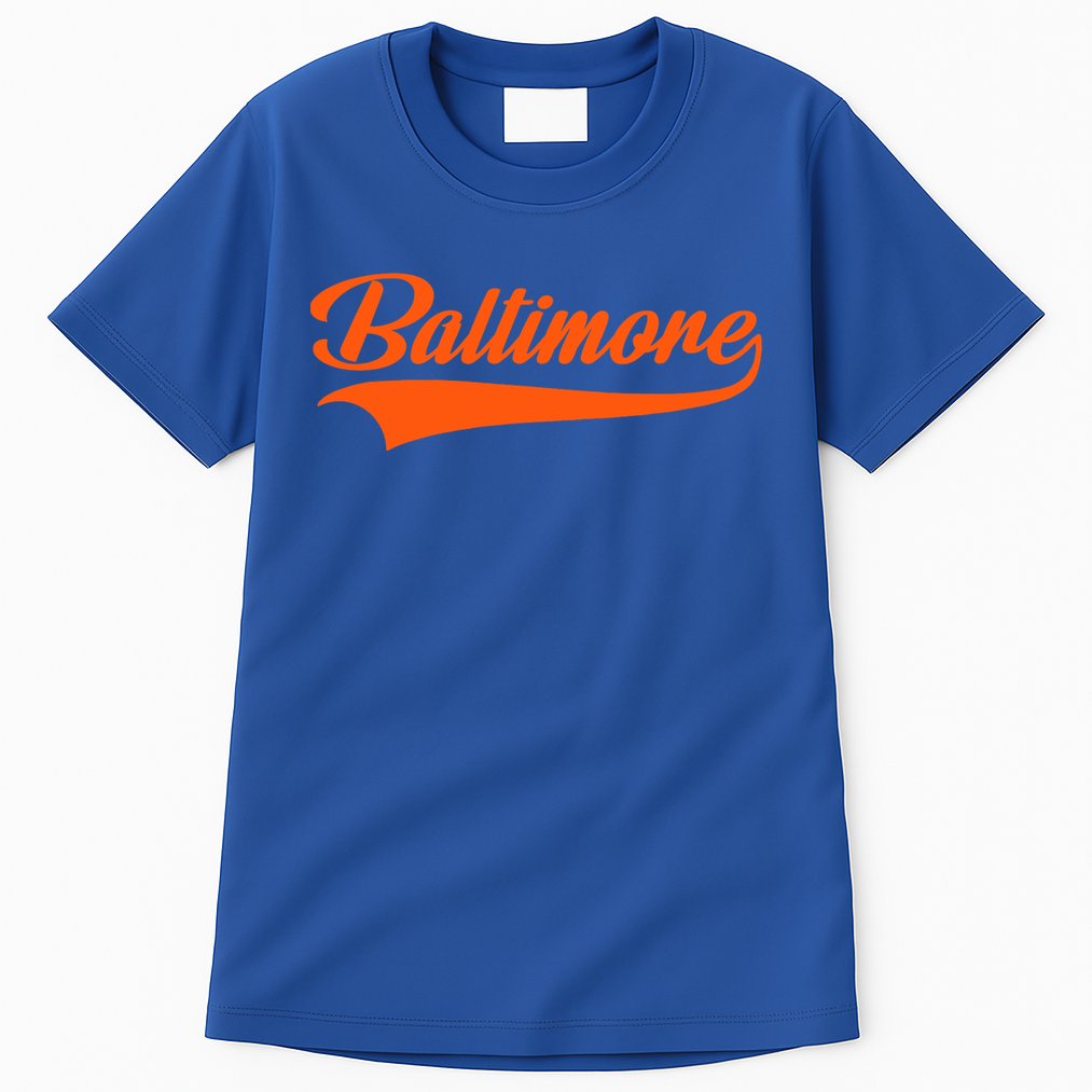 Baltimore Hometown Pride Md Throwback Design Tall T-Shirt
