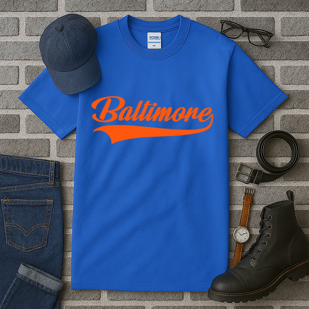 Baltimore Hometown Pride Md Throwback Design Tall T-Shirt
