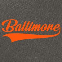 Baltimore Hometown Pride Md Throwback Design Cotton Canvas Backpack