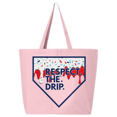 B.A.S.E.B.A.L.L Home Plate Drip For Ice Cream Spinkle 25L Jumbo Tote