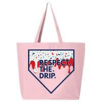 B.A.S.E.B.A.L.L Home Plate Drip For Ice Cream Spinkle 25L Jumbo Tote