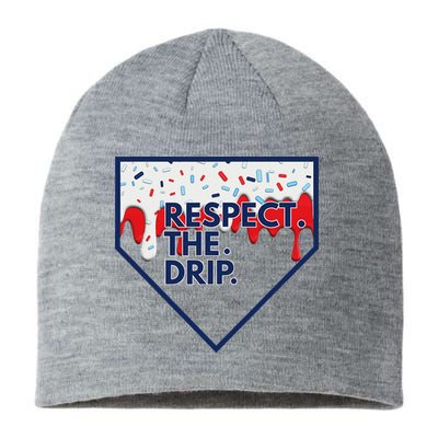 B.A.S.E.B.A.L.L Home Plate Drip For Ice Cream Spinkle Sustainable Beanie