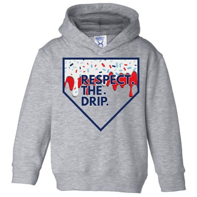 B.A.S.E.B.A.L.L Home Plate Drip For Ice Cream Spinkle Toddler Hoodie