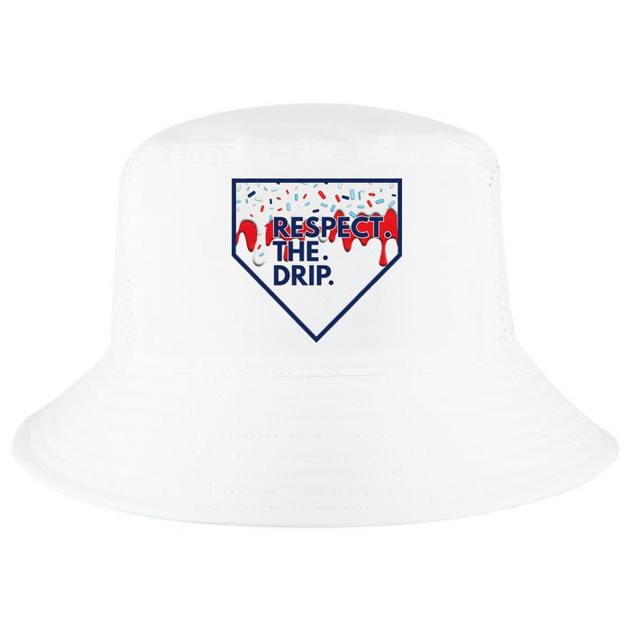 B.A.S.E.B.A.L.L Home Plate Drip For Ice Cream Spinkle Cool Comfort Performance Bucket Hat
