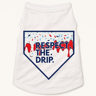 B.A.S.E.B.A.L.L Home Plate Drip For Ice Cream Spinkle Doggie Tank