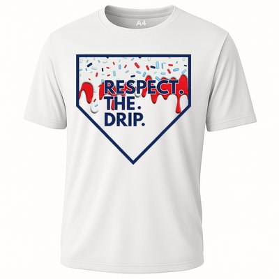 B.A.S.E.B.A.L.L Home Plate Drip For Ice Cream Spinkle Performance Shirt
