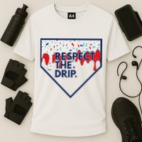 B.A.S.E.B.A.L.L Home Plate Drip For Ice Cream Spinkle Performance Shirt