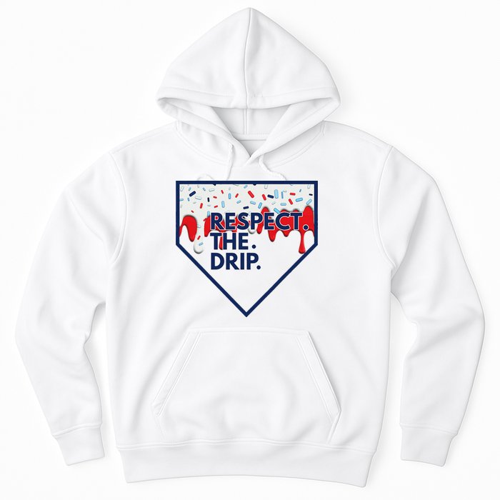 B.A.S.E.B.A.L.L Home Plate Drip For Ice Cream Spinkle Hoodie
