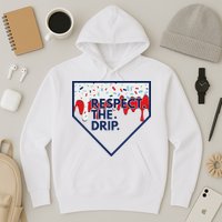 B.A.S.E.B.A.L.L Home Plate Drip For Ice Cream Spinkle Hoodie