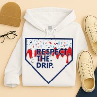 B.A.S.E.B.A.L.L Home Plate Drip For Ice Cream Spinkle Hoodie