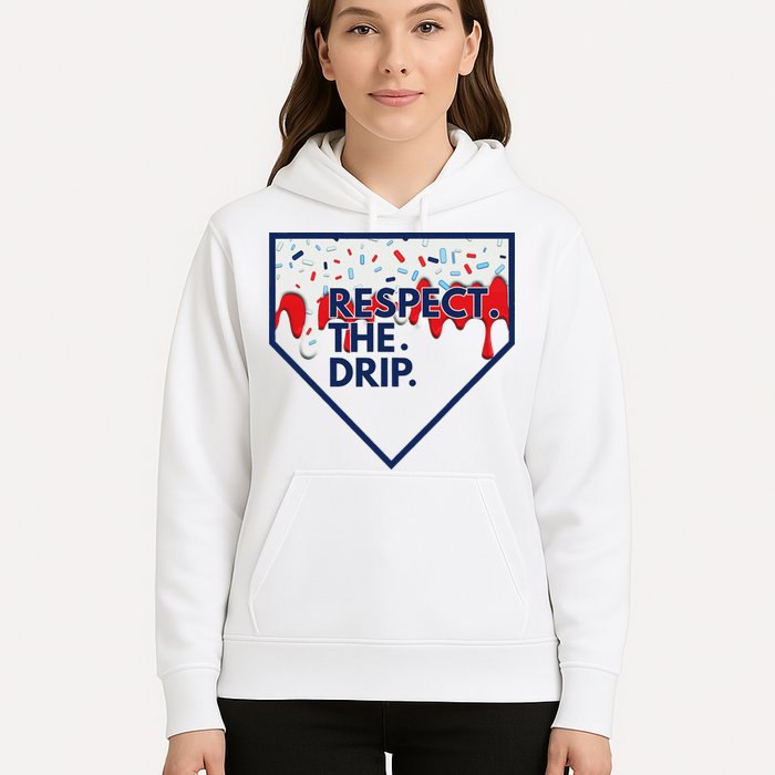 B.A.S.E.B.A.L.L Home Plate Drip For Ice Cream Spinkle Hoodie
