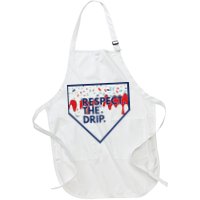B.A.S.E.B.A.L.L Home Plate Drip For Ice Cream Spinkle Apron
