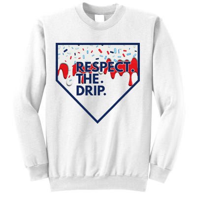 B.A.S.E.B.A.L.L Home Plate Drip For Ice Cream Spinkle Sweatshirt