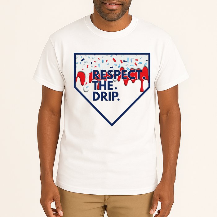B.A.S.E.B.A.L.L Home Plate Drip For Ice Cream Spinkle Tall T-Shirt