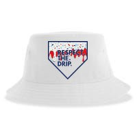 B.A.S.E.B.A.L.L Home Plate Drip For Ice Cream Spinkle Sustainable Bucket Hat