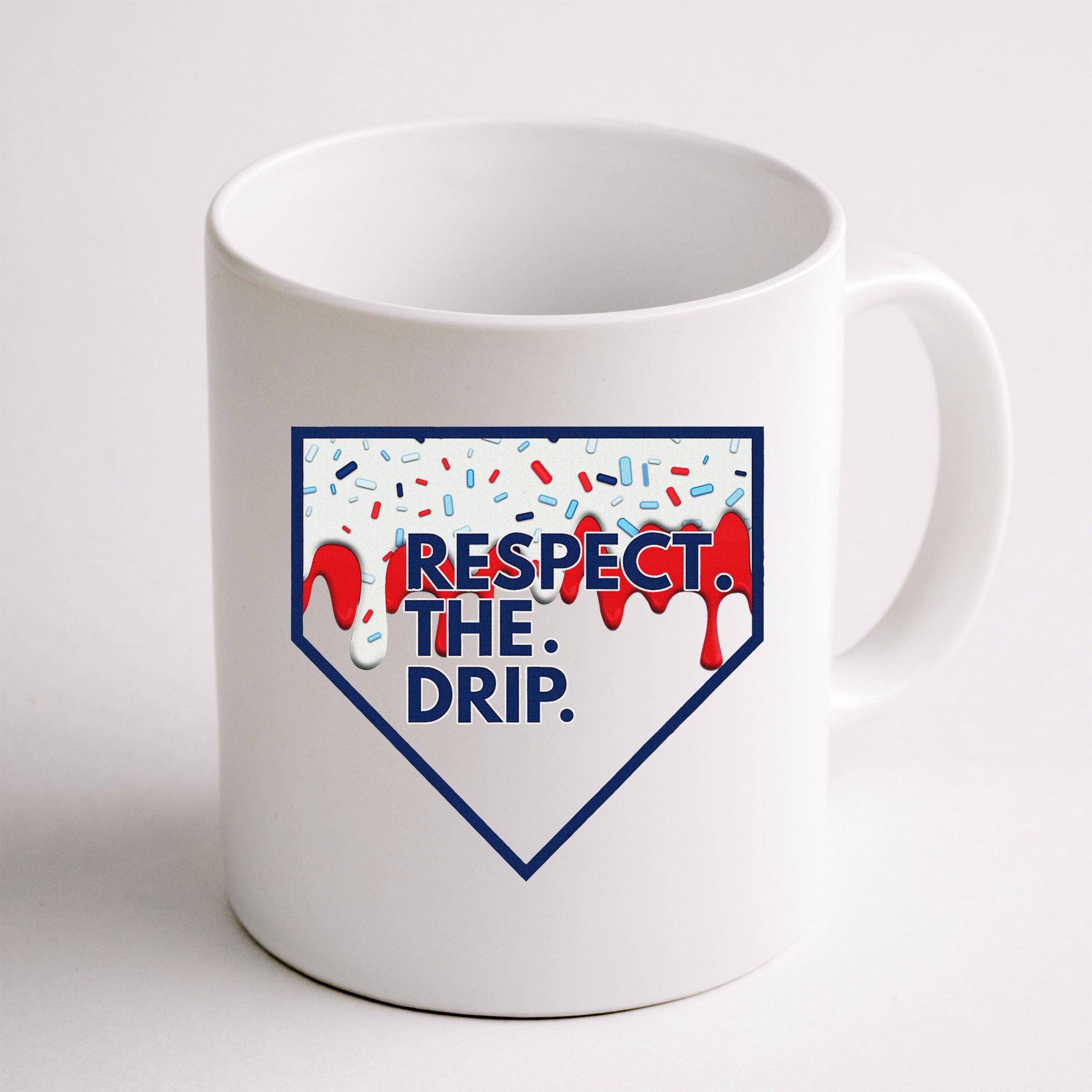 B.A.S.E.B.A.L.L Home Plate Drip For Ice Cream Spinkle Mug