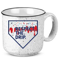 B.A.S.E.B.A.L.L Home Plate Drip For Ice Cream Spinkle 15oz Campfire Ceramic Mug
