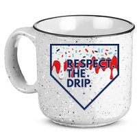 B.A.S.E.B.A.L.L Home Plate Drip For Ice Cream Spinkle 15oz Campfire Ceramic Mug