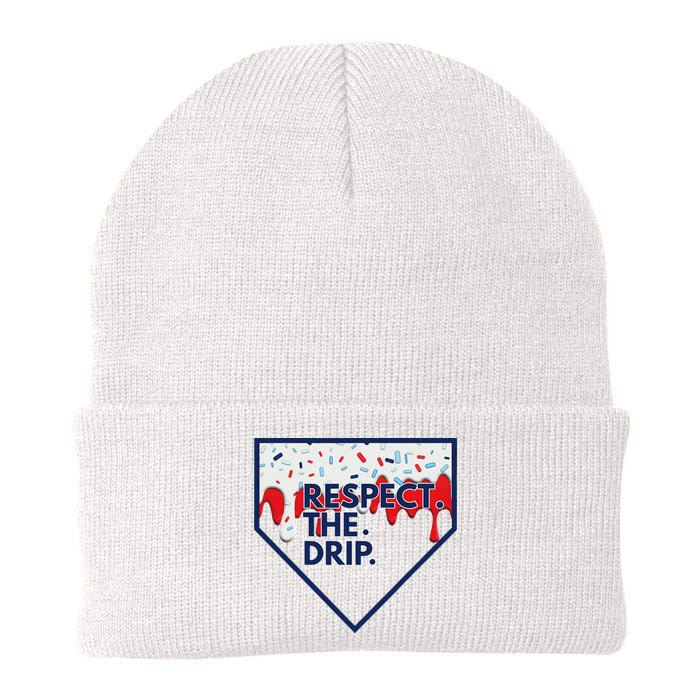 B.A.S.E.B.A.L.L Home Plate Drip For Ice Cream Spinkle Beanie