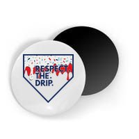B.A.S.E.B.A.L.L Home Plate Drip For Ice Cream Spinkle Magnet