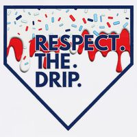 B.A.S.E.B.A.L.L Home Plate Drip For Ice Cream Spinkle Magnet