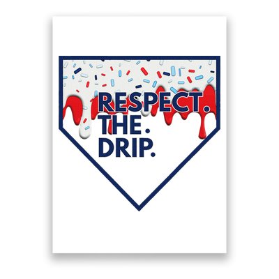 B.A.S.E.B.A.L.L Home Plate Drip For Ice Cream Spinkle Poster