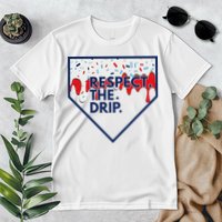B.A.S.E.B.A.L.L Home Plate Drip For Ice Cream Spinkle Premium T-Shirt